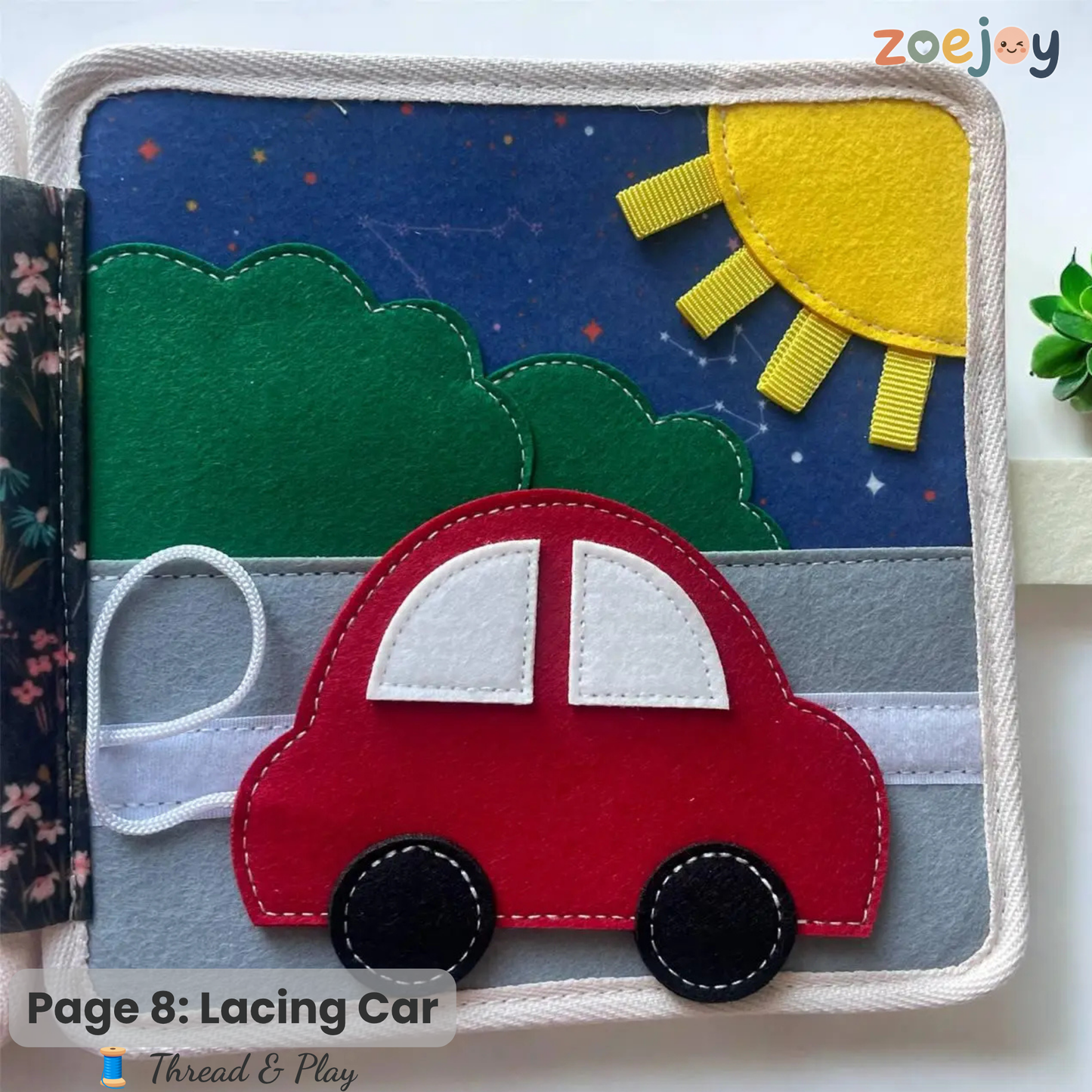 ZoeJoy™ Quiet Book – Screen-Free Play for Busy Toddlers