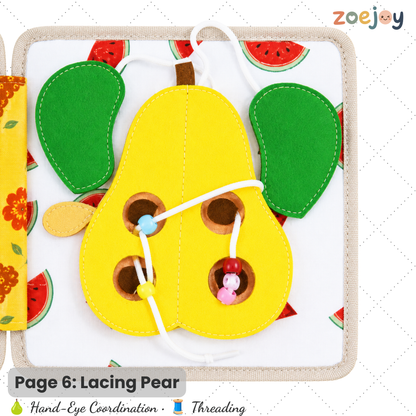 ZoeJoy™ Plum Blossom Elk Felt Book – Montessori Busy Book