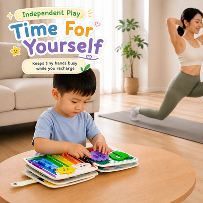 ZoeJoy™ Quiet Book – Screen-Free Play for Busy Toddlers