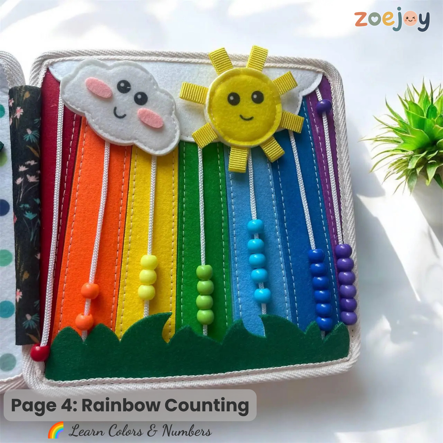 ZoeJoy™ Quiet Book – Screen-Free Play for Busy Toddlers