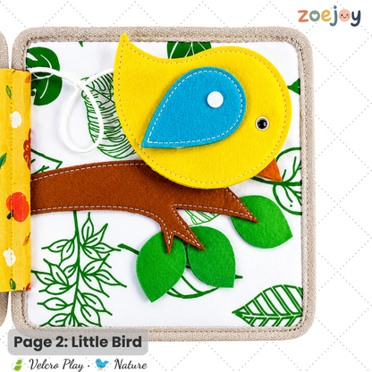 ZoeJoy™ Plum Blossom Elk Felt Book – Montessori Busy Book