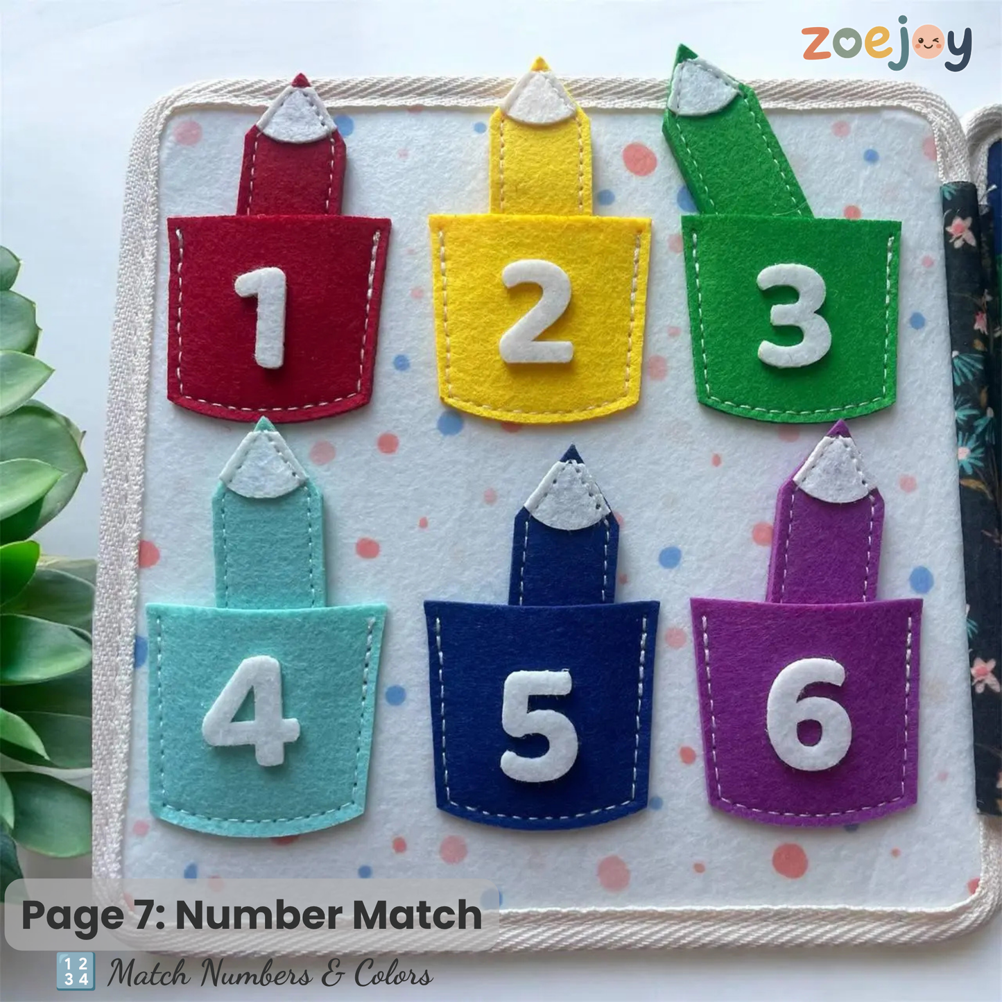 ZoeJoy™ Quiet Book – Screen-Free Play for Busy Toddlers