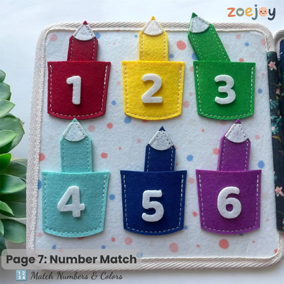 ZoeJoy™ Quiet Book – Screen-Free Play for Busy Toddlers