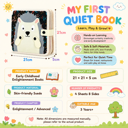 ZoeJoy™ Quiet Book – Screen-Free Play for Busy Toddlers