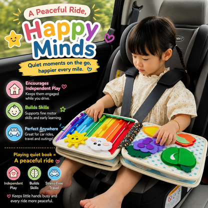 ZoeJoy™ Quiet Book – Screen-Free Play for Busy Toddlers